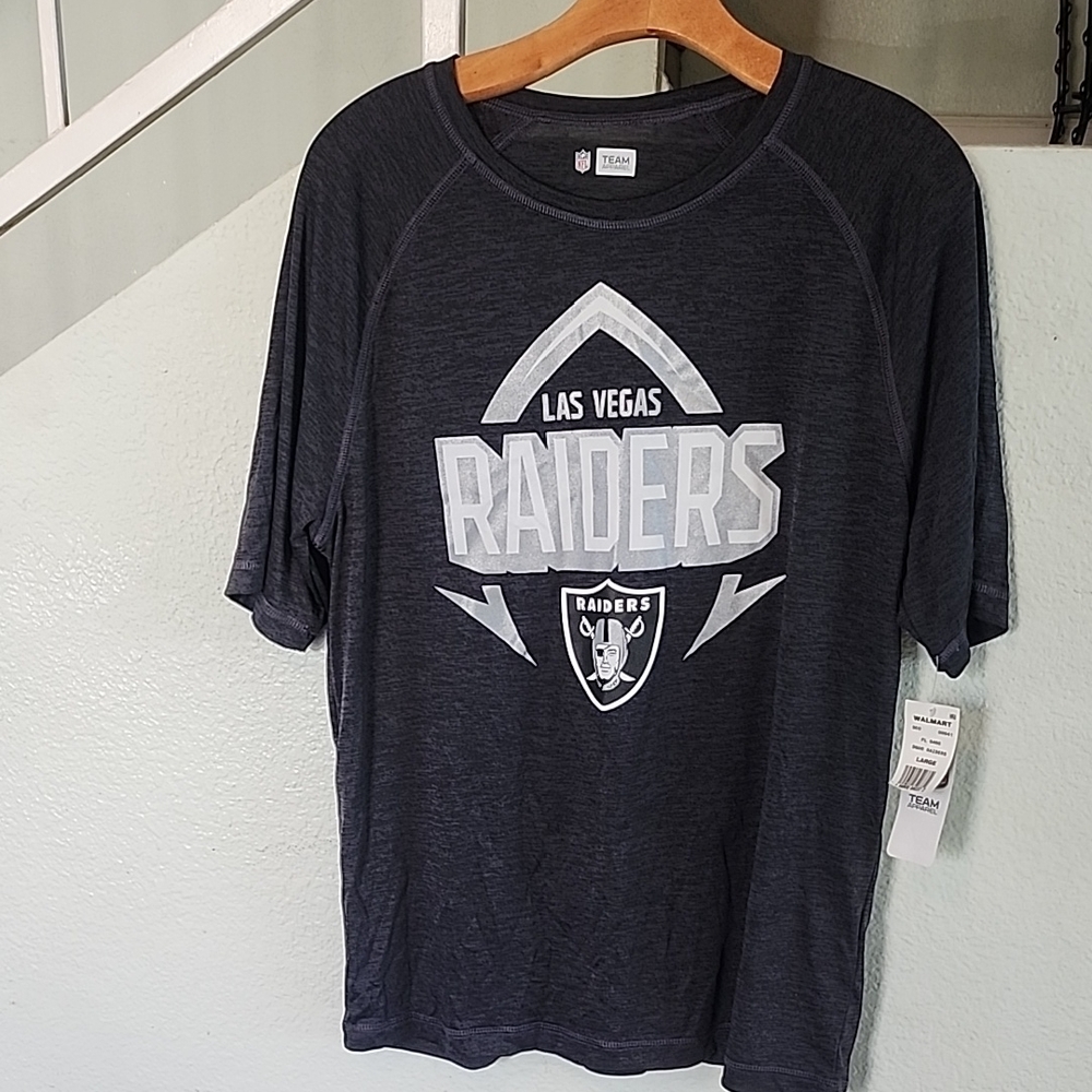 Raiders BrandNEW Dark Gray Las Vegas Raiders Tee